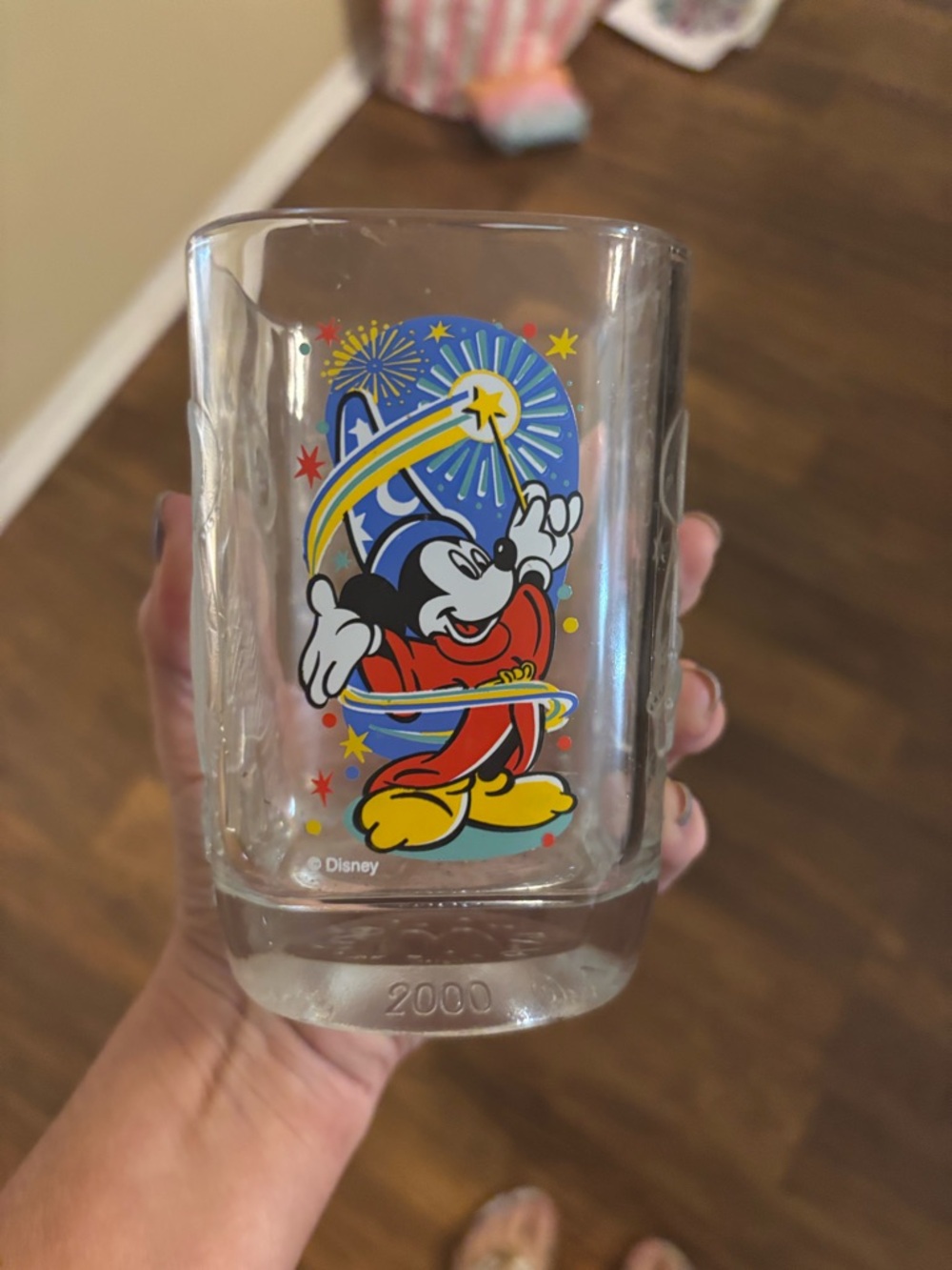 Vintage McDonalds Walt Disney World 2000 Millennium Celebration Set of 4 Glasses